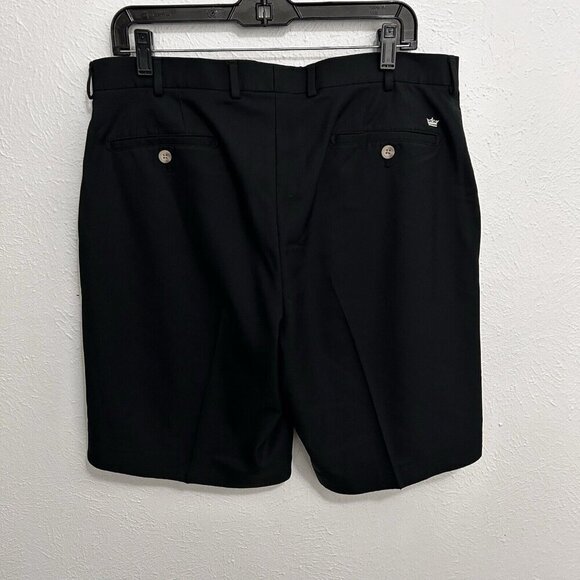 Peter Millar Shorts Black Performance Golf Wicking Pockets Outdoor Mens Size 36 - Picture 2 of 6
